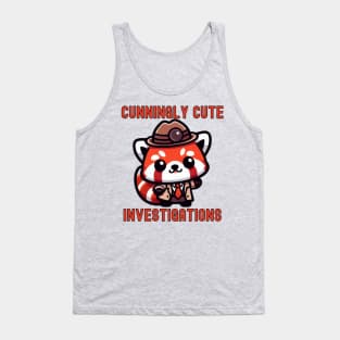 Red panda  detective investigator Tank Top